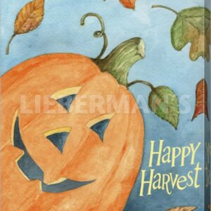 Happy Harvest Pumpkin - Gallery Wrapped Canvas