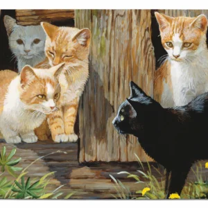 Hole in the Wall Gang - Kittens - 2′ x 4′ Floor Mat