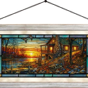 Living The Dream - 13″ x 23″ Stained Glass Art