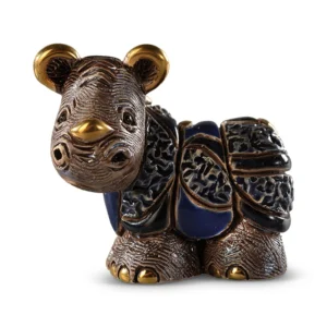 Mini Rhino Figurine by De Rosa