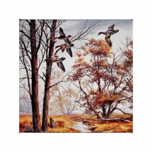 Misty Morning - Green-Winged Teal Gallery Wrapped Canvas - Official Ducks Unlimited Art