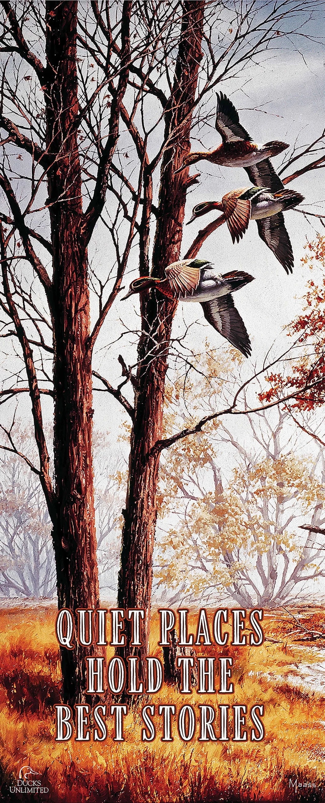 Misty Morning Green-Winged Teal Wood Sign – Official Ducks Unlimited Art