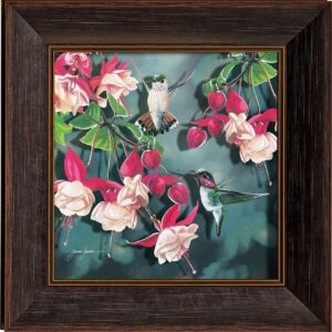 Nature's Ballet Dancers - Hummingbirds - Paper Print