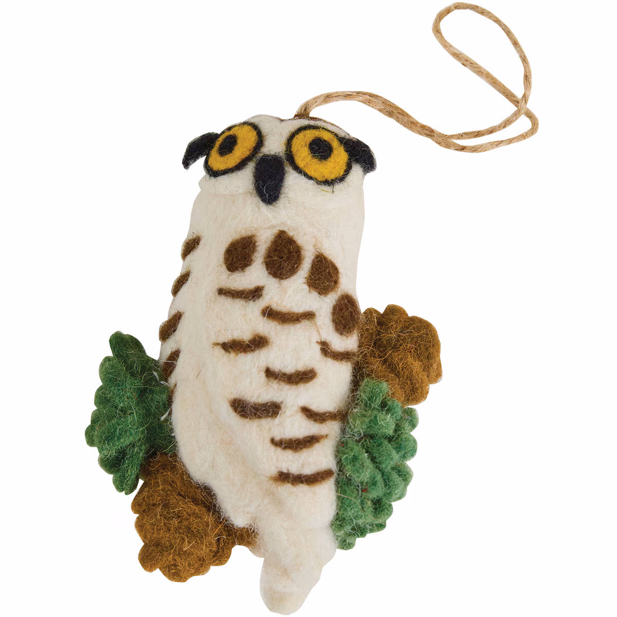 Owl Felt Ornament - Pack of 4