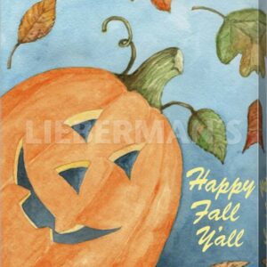 Pumpkin Happy Fall Y'all - Gallery Wrapped Canvas