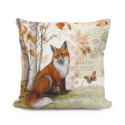 Red Fox Pillow