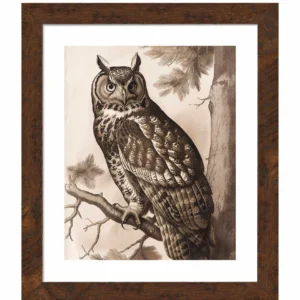Silent Guardian - Great Horned Owl - Art Prints