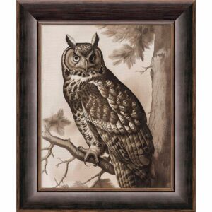 Silent Guardian - Great Horned Owl - Limited Edition Canvas