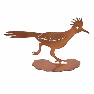 Southwest Roadrunner Metal Sculpture