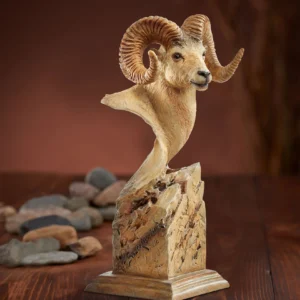 Summit Ram Bust - Sculpture