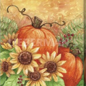 Sunflowers Autumn - Gallery Wrapped Canvas
