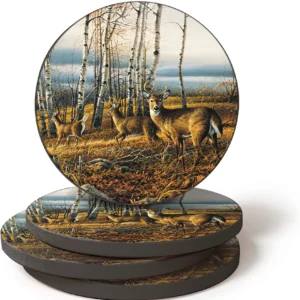 The Birch Line - Whitetail Deer - Coasters