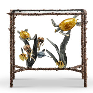 Turtles and Sealife Console Table