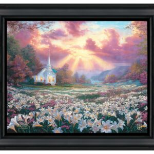 Valley of Grace - 16" x 20" Brushstroke Vignette