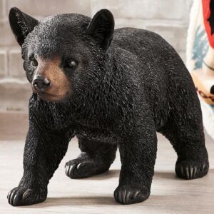 Walking Black Bear Cub - Sculpture