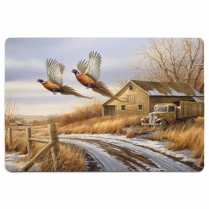 Weathered Memories - Pheasants - 2' x 3' Floor Mat