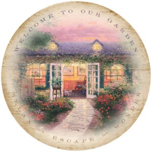 Welcome to our Garden - 12.5" Wood Sign