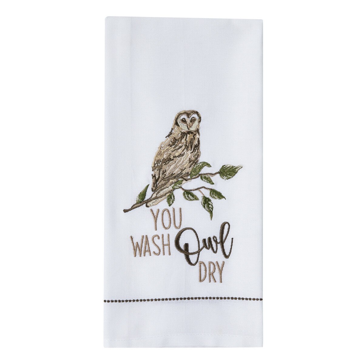 You Wash Owl Dry Decorative Dishtowel - Pack of 6