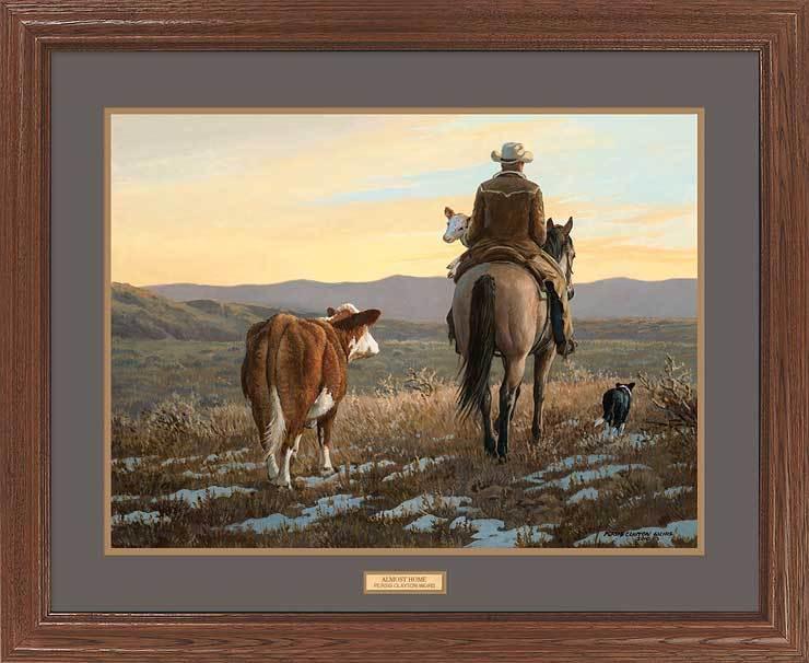 Almost Home - Cowboy - 17″ x 23″ GNA Premium Print