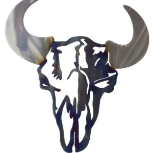 Cow Skull Metal Wall Art