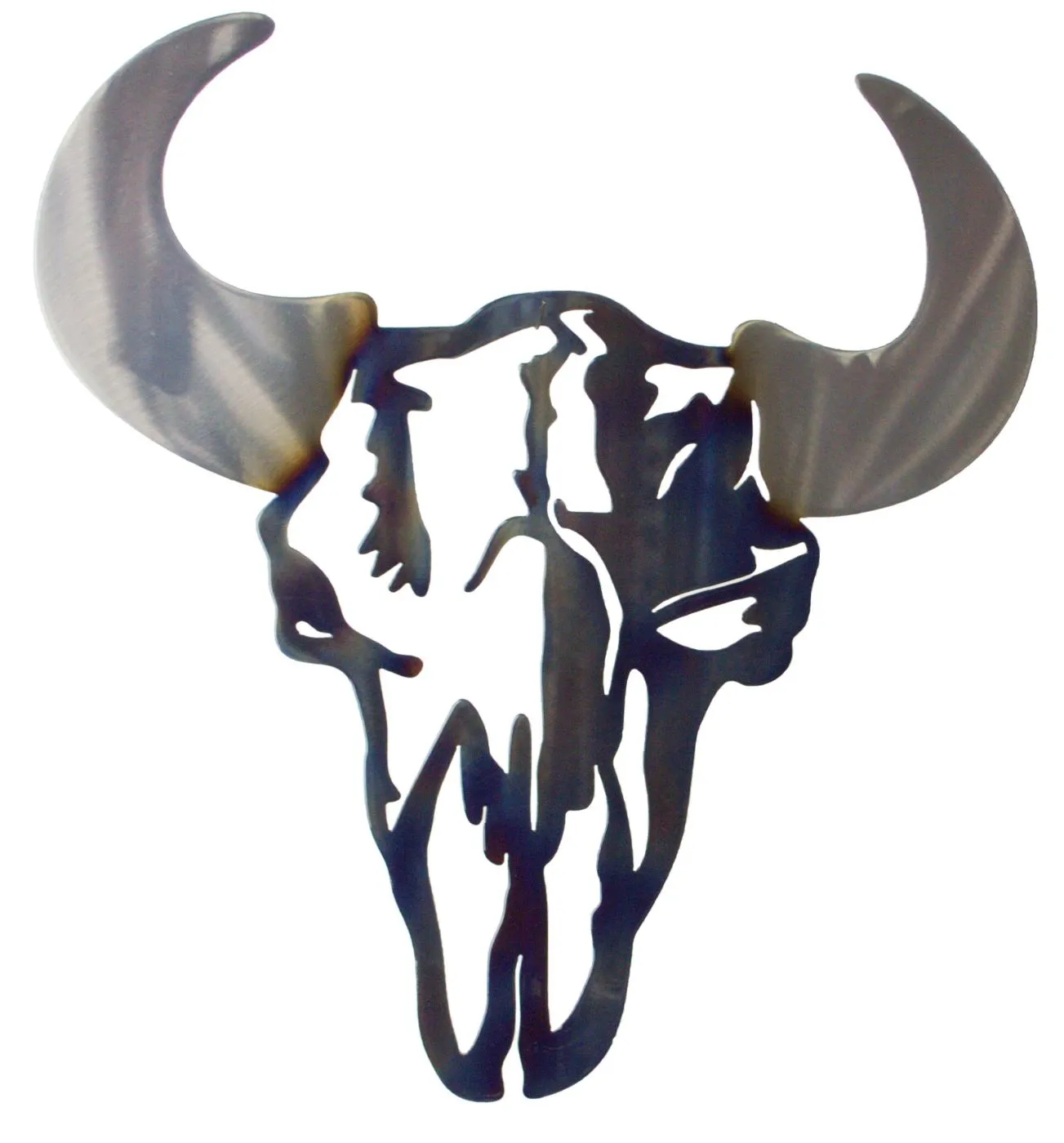 Cow Skull Metal Wall Art