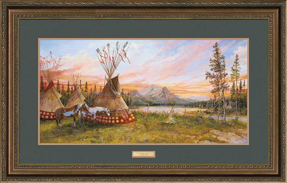 Evening Fire - Limited Edition Paper