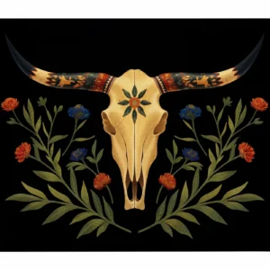 Prairie Guardian - Longhorn - Gallery Wrapped Canvas