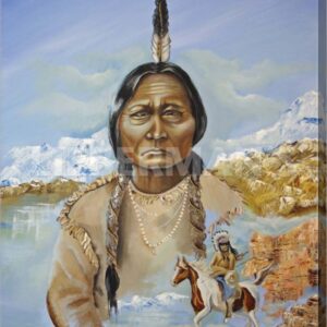 Sitting Bull - Native American - Gallery Wrapped Canvas